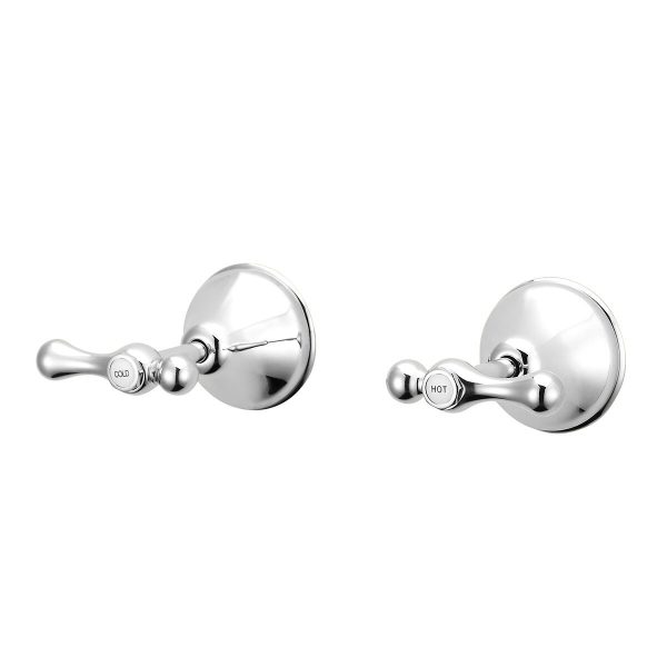 Lever Wall Top Assemblies | WaterMark | Lead Free | 1/4 Turn | Ceramic | Chrome