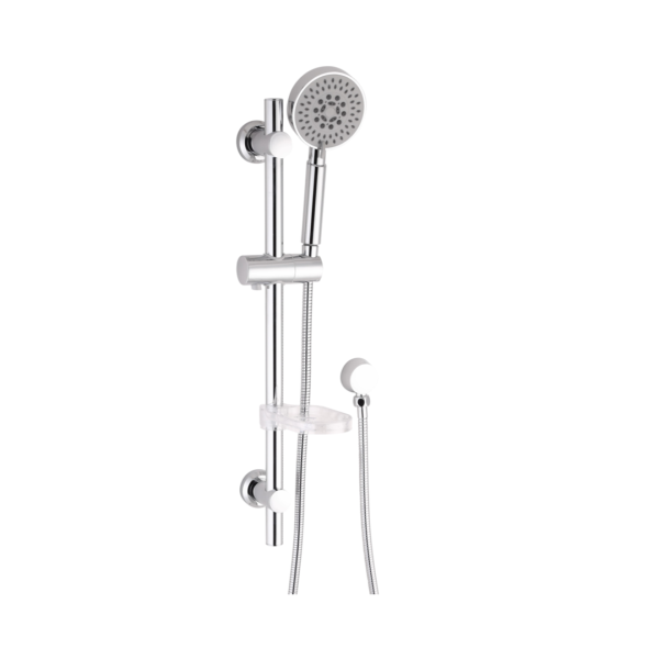 Shower Rail Set Chrome WaterMark WELS 3 Star Hand Shower Set