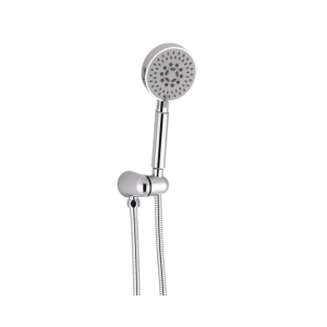 Hand Shower on Bracket Chrome 5 Function WaterMark WELS 4 Star 7.5L/min