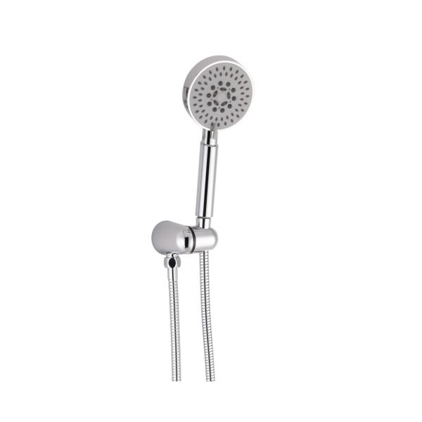 Hand Shower on Bracket Chrome 5 Function WaterMark WELS 4 Star 7.5L/min