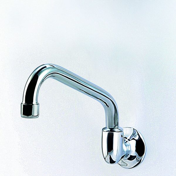 180mm Wall Sink Spout Tube Swivel Chrome – WaterMark Lead Free WELS 4 Star