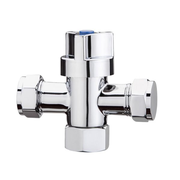 15mm Dual Isolation Stop Valve 1/4 Turn Ceramic Disc | Toilet Cistern WaterMark
