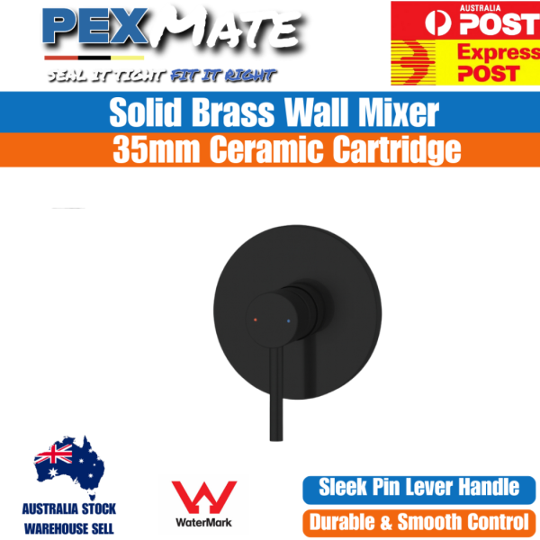 Bellino Wall Mixer Tap WaterMark Solid Brass 3 Year Warranty - Image 2