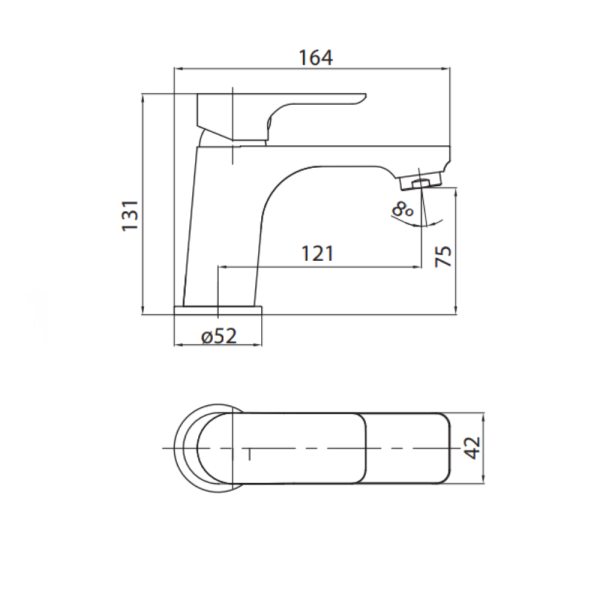 Basin Mixer Tap | WaterMark | Lead Free | WELS 4 Star - Image 3