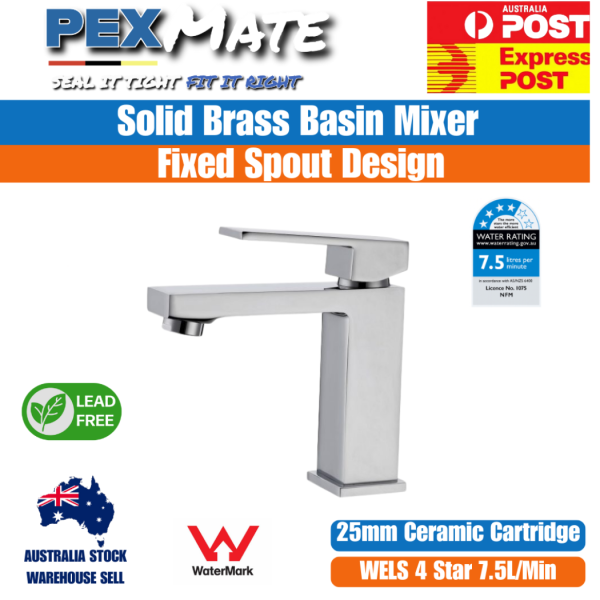 Basin Mixer Tap | WaterMark | Lead Free | WELS 4 Star - Image 2