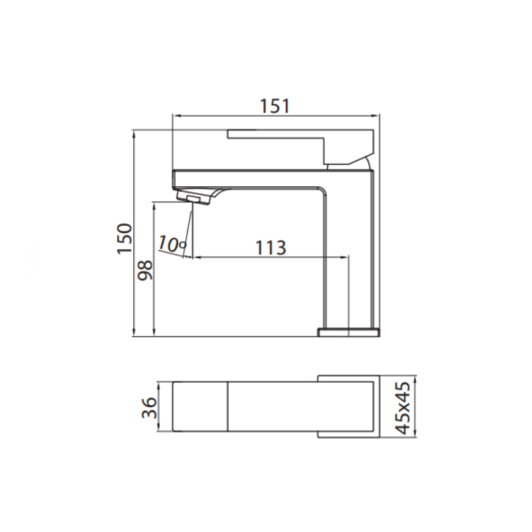 Basin Mixer Tap | WaterMark | Lead Free | WELS 4 Star - Image 3