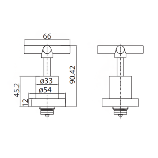 Bellino Basin Top Assemblies Chrome Jumper Valve WaterMark Lead Free - Image 3