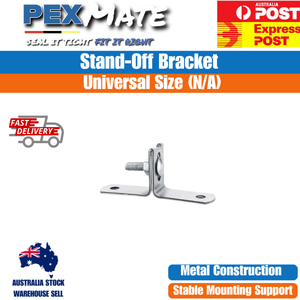 WHITE STAND OFF BRACKET FOR PIPE SUPPORT (10 PER PKT) - Image 2