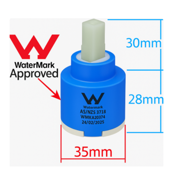 Mixer Ceramic Cartridge 35mm | Replacement Cartridge | Tap Spare Part - Image 4