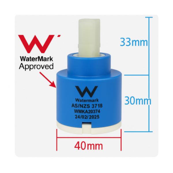 Mixer Ceramic Cartridge 40mm | Replacement Cartridge | Tap Spare Part - Image 4