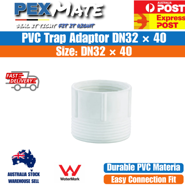 32mm to 40mm PVC Trap Adaptor - Image 2