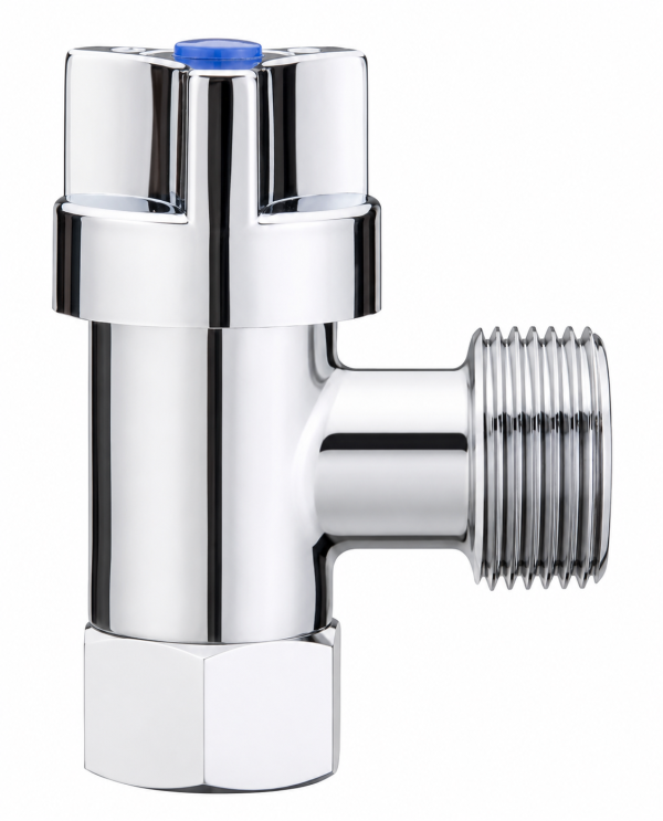 15mm Washing Machine Stop Tap with Check Valve | Dishwasher | WaterMark